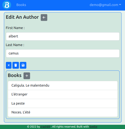 My Books - online personal books library